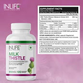 6 - INLIFE Milk Thistle 800mg, 120 veggie capsule(s)
