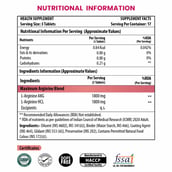 1 - Naturyz Triple Strength L-Arginine Complex 3600mg, 50 tablet(s)