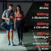4 - Naturyz Instantized BCAA 5000 PRO, 0.55 lb 25 Servings Mix Fruit Cocktail