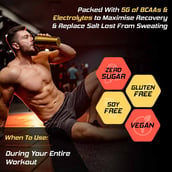8 - Naturyz Instantized BCAA 5000 PRO, 0.55 lb 25 Servings Mix Fruit Cocktail