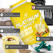 2 - Muscle Performance Platinum Whey, 4.4 lb Badam Ilayachi