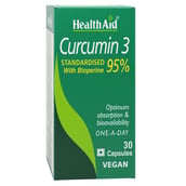 2 - HealthAid Curcumin 3, 30 capsules