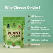 12 - Origin Nutrition Plant Protein, 2.29 lb Classic Unflavoured