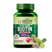 1 - Vlado's Himalayan Organics Plant Based Biotin 10000mcg, 120 veggie capsule(s) Unflavoured