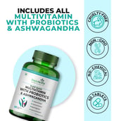 7 - Simply Herbal Multivitamin with Probiotics & Ashwagandha, 60 tablet(s) Unflavoured