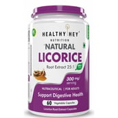 1 - HealthyHey Nutrition Licorice Root Extract, 60 veggie capsule(s)