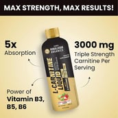3 - Vlado's Himalayan Organics L-Carnitine Liquid 3000mg, 450 ml Strawberry Kiwi
