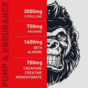 6 - MuscleBlaze Pre Workout WrathX OP, 0.66 lb Voodoo Black