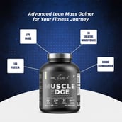 4 - DR. HARLE Muscle Edge Lean Muscle Mass Gainer, 6.6 lb Kulfi