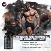 2 - Vitaminhaat Rauwolscine Alpha Yohimbine HCL, 90 capsules Unflavoured