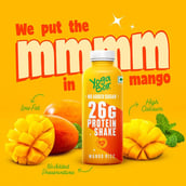 2 - Yogabar 26g Protein Shake,  250 ml  Mango Rizz 