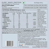 4 - Bulk Pure Whey Protein, 0.99 lb Strawberry