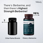 4 - Miduty Berberine Blood Sugar Control, 60 tablet(s)
