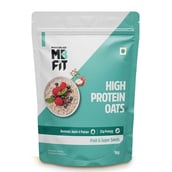 1 - MuscleBlaze High Protein Oats OP, 1 kg Fruit & Super Seeds