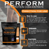 4 - Nakpro Perform Whey Protein Concentrate,  1.1 lb  Cookies & Cream 