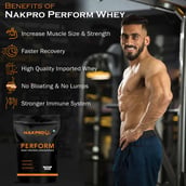 4 - Nakpro Perform Whey Protein Concentrate, 2.2 lb Chocolate Cream (Pack of 2)