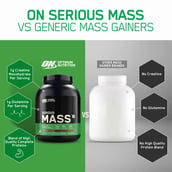 4 - ON (Optimum Nutrition) Serious Mass,  11 lb  Vanilla 