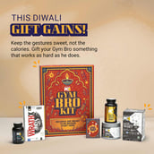 5 - MuscleBlaze Diwali Gift Hamper,  Gym Bro Kit  (Pack of 5)