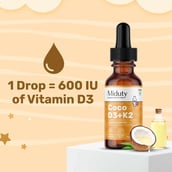 5 - Miduty Coco D3+K2, 50 ml Unflavoured