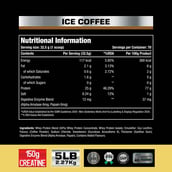 One Science 100% Premium Whey Protein, 5 lb Ice Coffee - with Free 150g Creatine