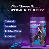 3 - Supermilk Gritzo Athlete for 13+ Years, 400 g Cafe Mocha (Black Panther)
