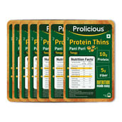 1 - Prolicious Protein Thins Snack Chips, Pani Puri (Pack of 7) 50 g