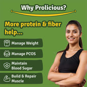 5 - Prolicious Protein Thins Snack Chips,  Methi Munch (Pack of 4)  50 g 