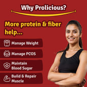 4 - Prolicious Protein Thins Snack Chips, Peri Peri (Pack of 7) 50 g