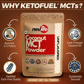 3 - Neulife Coconut MCT Powder,  500 g  Unflavoured 