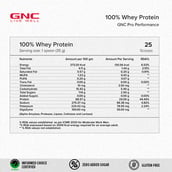 9 - GNC Pro Performance 100% Whey Protein & Steel Shaker Silver 750ml Combo,  2 lb  Chocolate Fudge 