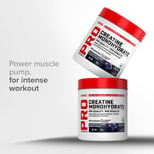 3 - GNC Pro Performance Pure Micronized Creatine Monohydrate,  Blueberry with Steel Shaker 750ml  0.22 lb 