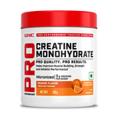 2 - GNC Pro Performance Pure Micronized Creatine Monohydrate,  Orange with Steel Shaker 750ml  0.55 lb 