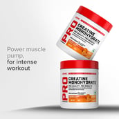 8 - GNC Pro Performance Pure Micronized Creatine Monohydrate, Orange with Steel Shaker 750ml 0.22 lb