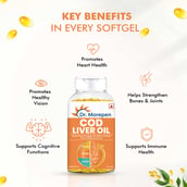 2 - Dr. Morepen Cod Liver Oil,  100 softgels 