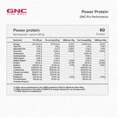 GNC Pro Performance Power Protein 4 lb Double Rich Chocolate & Pure Micronized Creatine Monohydrate Orange 0.55 lb