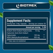 12 - Biotrex Hyaluronic Acid (100 mg), 60 capsules