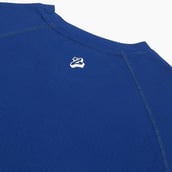 8 - MuscleBlaze Patterned Dry-Fit Active Tee Half Sleeve,  X-Large  Poseidon 