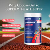 3 - Supermilk Gritzo Athlete for 13+ Years,  400 g  Cafe Mocha