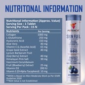 2 - Potencia Skin Fuel Effervescent, 15 tablet(s) Mint Blueberry (Pack of 6)