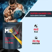 8 - MuscleBlaze Super Gainer XXL, 4.4 lb Cookies & Cream
