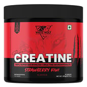 1 - White Wolf Pure Creatine, Strawberry Kiwi 0.67 lb