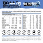 3 - White Wolf BCAA 7g, 0.97 lb 40 Servings Blue Raspberry