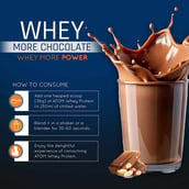 9 - AS-IT-IS Nutrition ATOM Whey Protein with Enzymes, 2.2 lb Choco Peanut