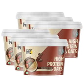 MuscleBlaze High Protein Oats, 50 g x 6 Pack Blue Tokai Cafe Mocha