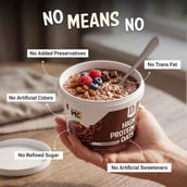 MuscleBlaze High Protein Oats 50g x 6 Pack Cocoa Rich Chocolate&nbsp;