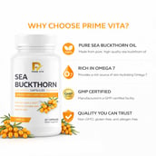6 - PRIME VITA Sea Buckthorn 1000mg, 180 capsules