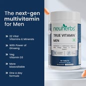 3 - Neuherbs True Vitamin Men (Multivitamin),  60 tablet(s)  Unflavoured 