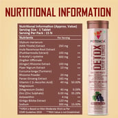 Potencia Detox Liver & Lungs Effervescent Wild Grape, 90 tablet(s)