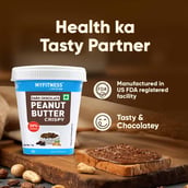 4 - Myfitness by brnd.me Dark Chocolate Peanut Butter, 1 kg Crispy