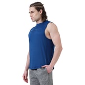4 - MuscleBlaze Delt Tank,  Small  Teal Blue